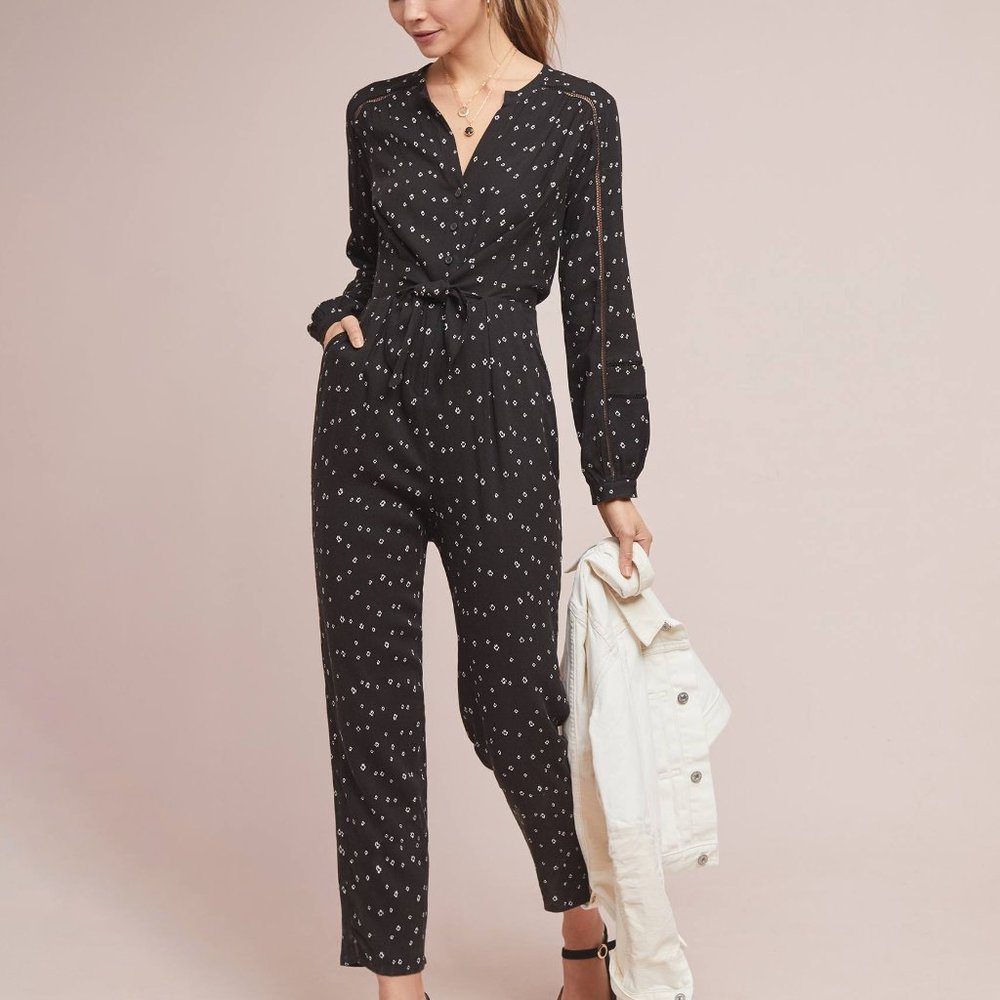 NWOT HTF Anthropologie Leigh Jumpsuit